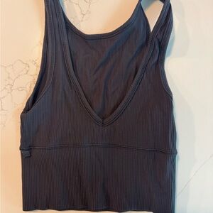 lululemon athletica black low back Tank Top